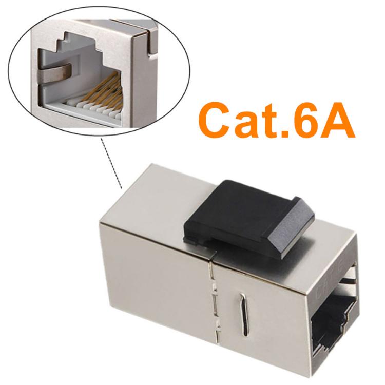 RJ45 Cat6 Shielded in-line Coupler with Keystone Latch