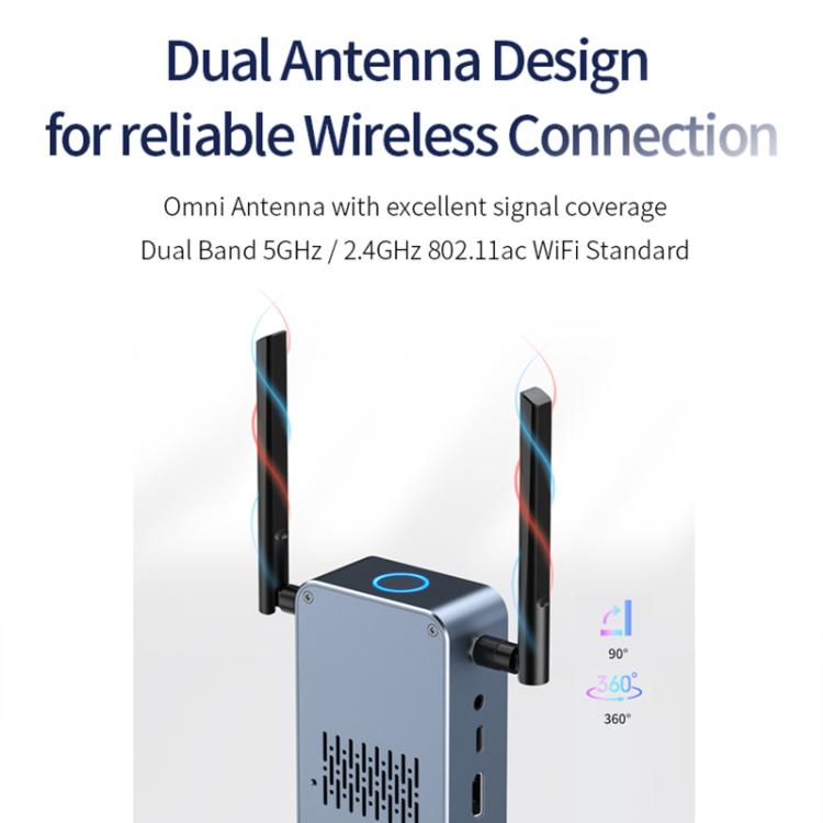 G52+R18 Smart HD Wireless Extender System Screen Mirroring Transmitter Receiver