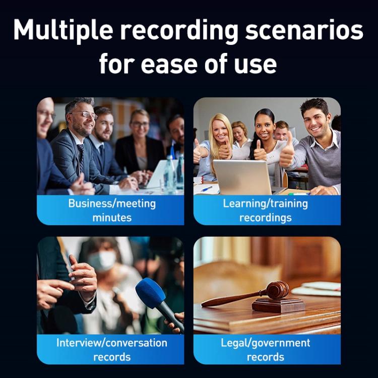 ZD70 Smart HD Noise Reduction Voice Control Recording Pen