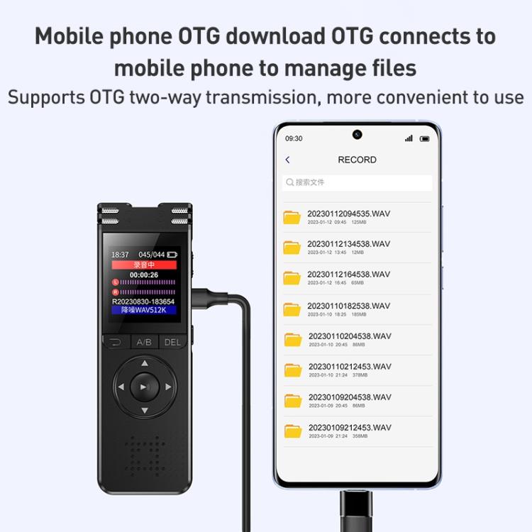 ZD70 Smart HD Noise Reduction Voice Control Recording Pen