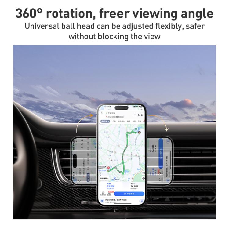 MOMAX CM35 1-Move Relaxaire Aluminum Alloy Magnetic Car Aromatherapy Holder