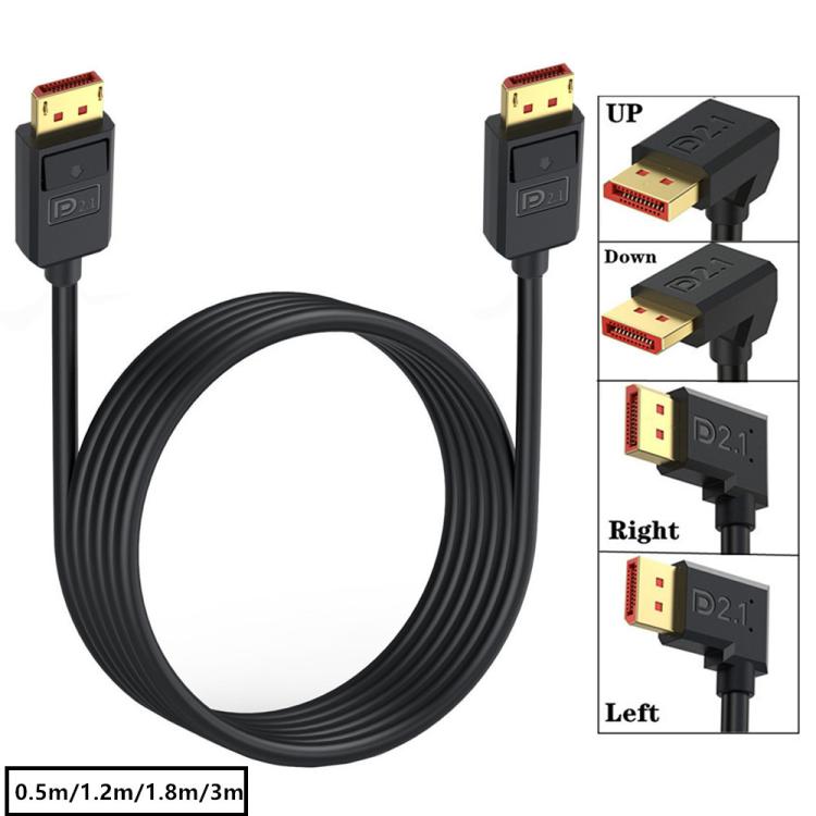 52Gbps 16K 30Hz DisplayPort Extension Adapter Cable, Length: 3m
