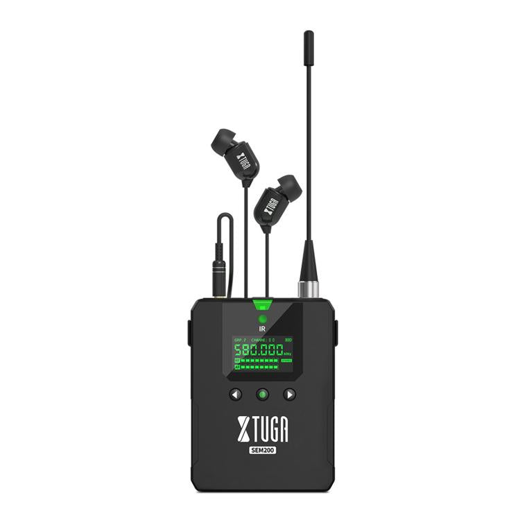 XTUGA SEM200 Wireless Stereo Stage Performance Professional In-ear Monitor System