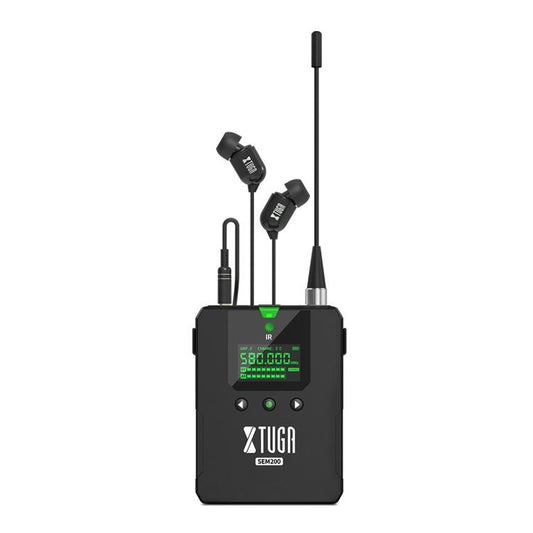 XTUGA SEM200 Wireless Stereo Stage Performance Professional In-ear Monitor System