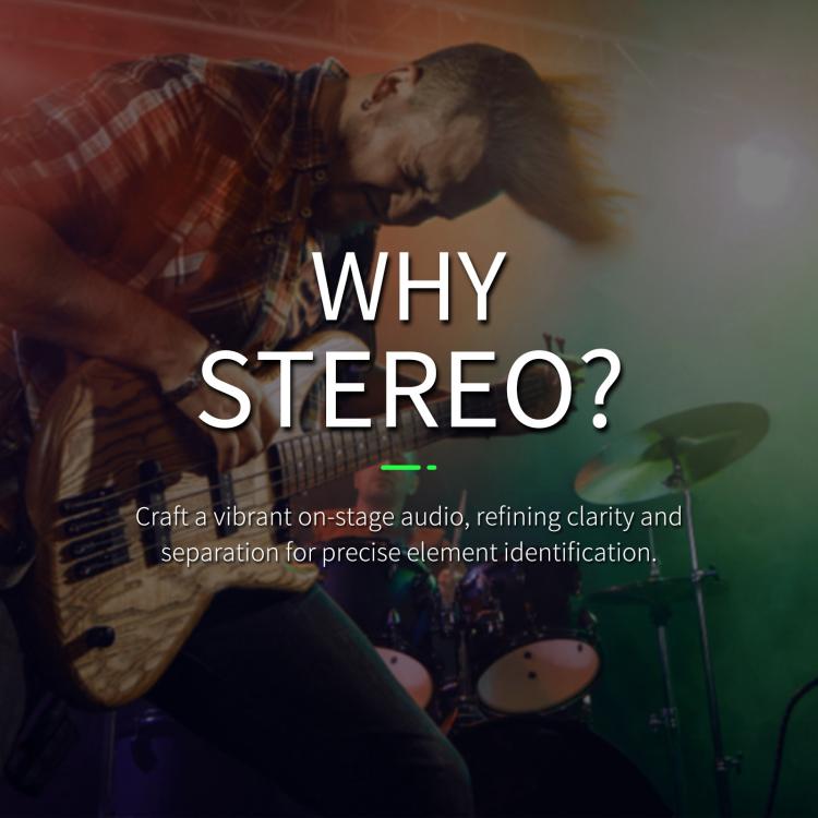 XTUGA SEM200 Wireless Stereo Stage Performance Professional In-ear Monitor System