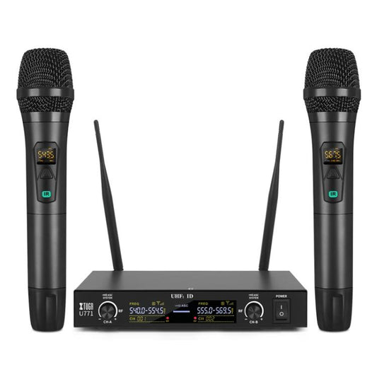 XTUGA U-771 UHF Lapel Two Way Radio Wireless Microphone