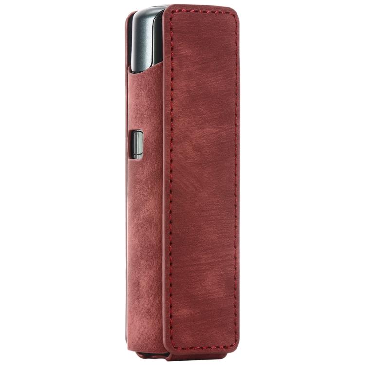 Frosted Retro PU Leather Electronic Cigarette Case, For lil Solid 3.0