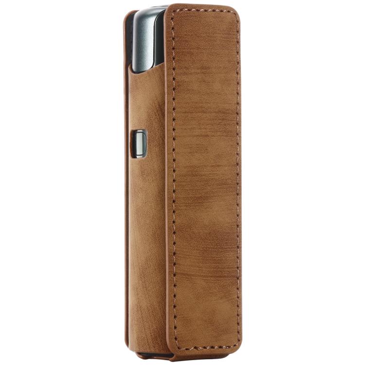 Frosted Retro PU Leather Electronic Cigarette Case, For lil Solid 3.0