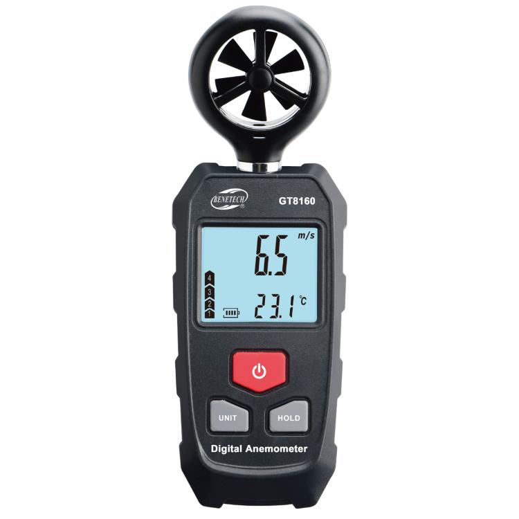 BENETECH GT8160 Handheld Wind Speed / Temperature Measuring Anemometer