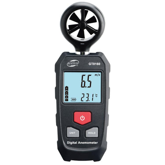 BENETECH GT8160 Handheld Wind Speed / Temperature Measuring Anemometer