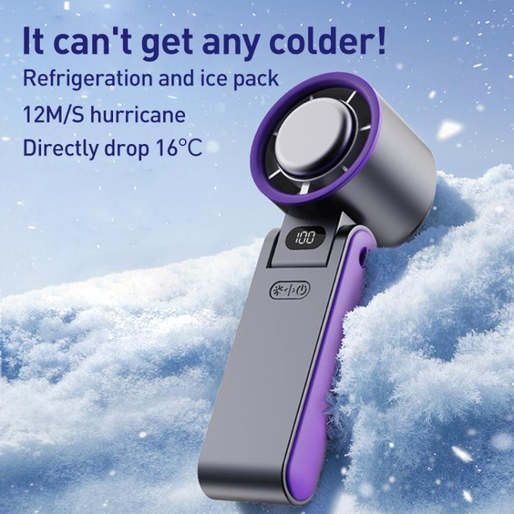 Y19 Smart Ice Compress Folding Handheld Fan