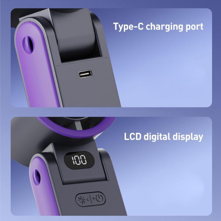 Y19 Smart Ice Compress Folding Handheld Fan