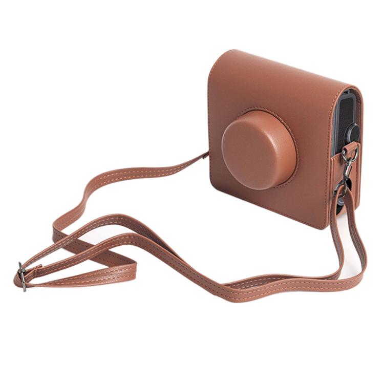 Full Body Leather Camera Case Bag with Strap, For FUJIFILM instax WIDE Evo