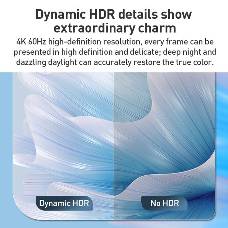 YCE-V292 2 in 1 Type-C to Type-C and HDMI2.0 Adapter Cable