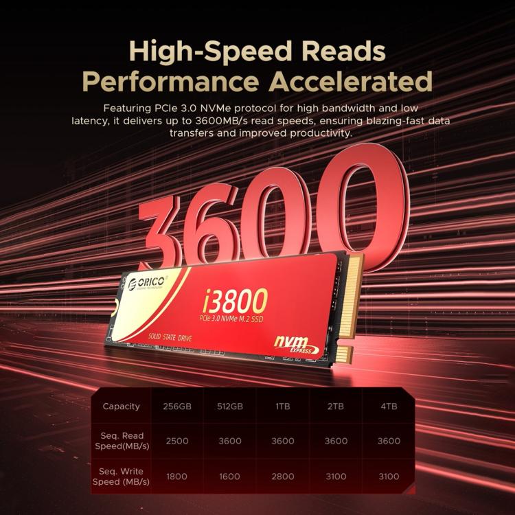 ORICO-i3800 M.2 NVME 2280 SSD