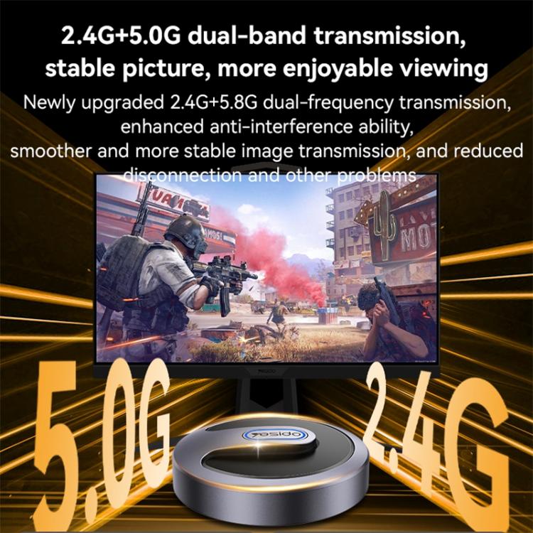 Yesido TV15 Wireless Display Adapter 2.4GHz / 5GHz WiFi Screen Mirroring Dongle