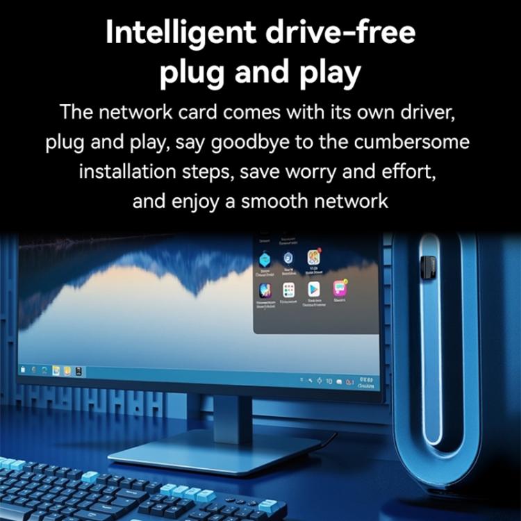 Yesido WP10 WiFi Wireless Dongle 150Mbps High Speed USB Wireless Adapter