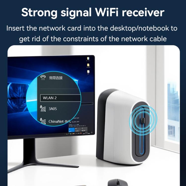 Yesido WP10 WiFi Wireless Dongle 150Mbps High Speed USB Wireless Adapter