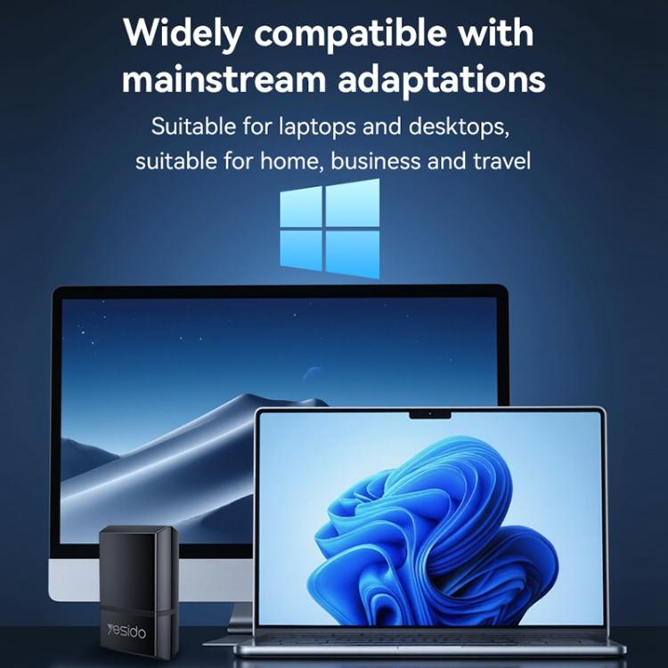 Yesido WP10 WiFi Wireless Dongle 150Mbps High Speed USB Wireless Adapter