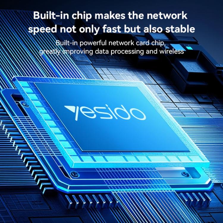 Yesido WP11 WiFi4 Wireless Dongle 150Mbps High Speed USB Adapter with External Antenna