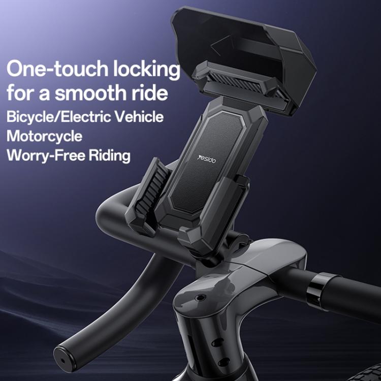Yesido C331 360 Degree Adjustment Mechanical Locking Bicycle Phone Holder