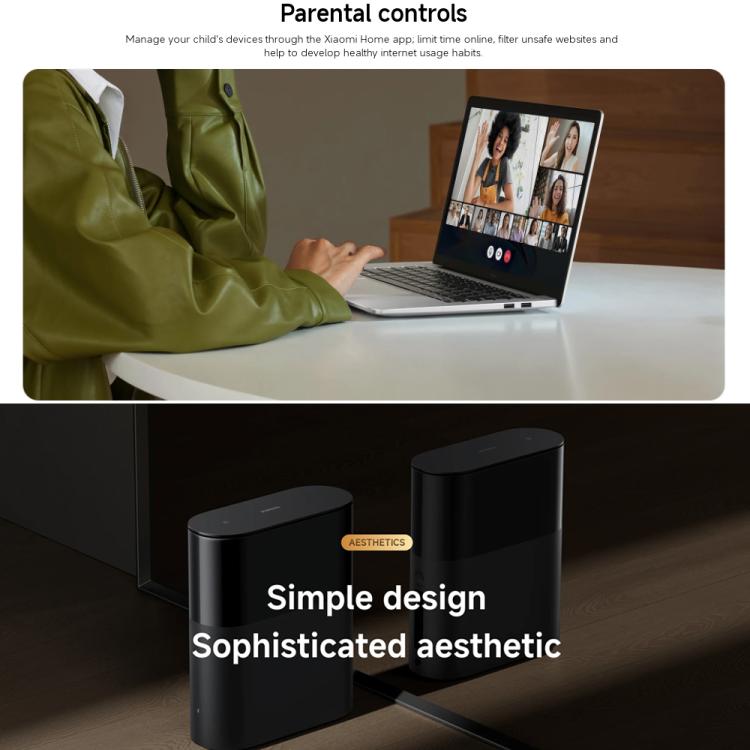 Xiaomi Whole Home Router BE3600 Pro WiFi 7 Bluetooth Mesh Gateway 2.5G Port Dual Band