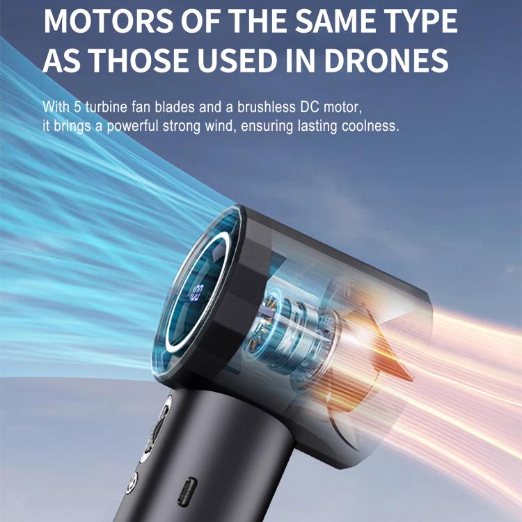 Onten F10 100-speed High-speed Turbine Handheld Fan