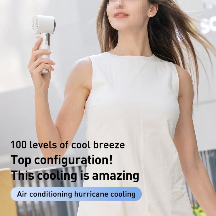 MF119 High Speed Ice Compress Handheld Fan with Retractable Cord