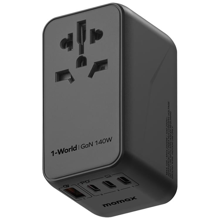 MOMAX UA16 1-World PD140W GaN Global Travel Fast Charging Socket