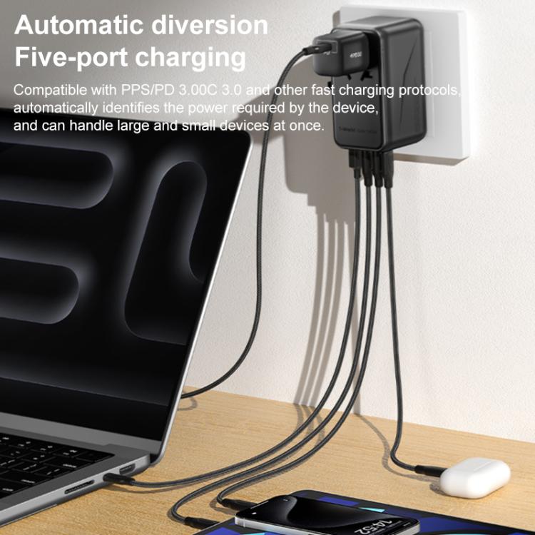 MOMAX UA16 1-World PD140W GaN Global Travel Fast Charging Socket