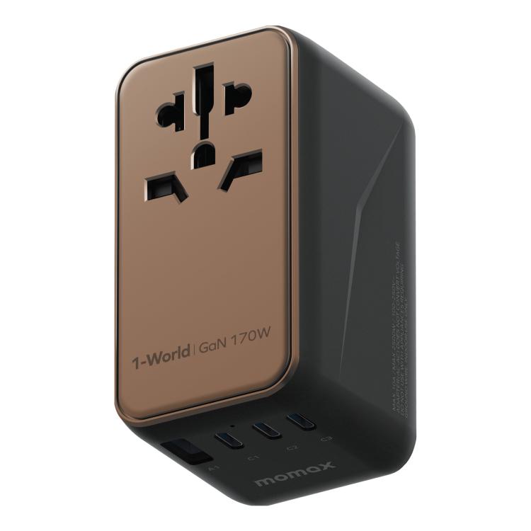 MOMAX UA17 1-World PD170W GaN Global Travel Fast Charging Socket