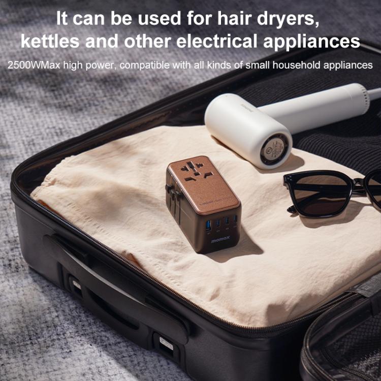 MOMAX UA17 1-World PD170W GaN Global Travel Fast Charging Socket