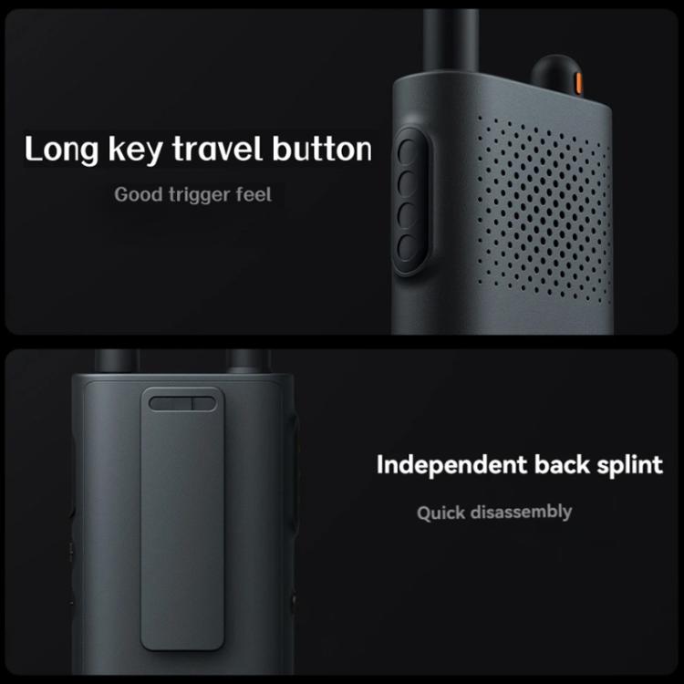 Original Xiaomi Walkie Talkie 3 Chat Version Support 1-5km Intercom Distance, APP Writing Frequency