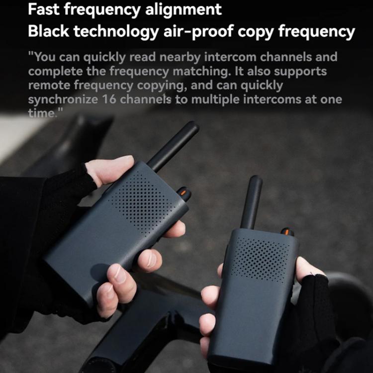Original Xiaomi Walkie Talkie 3 Chat Version Support 1-5km Intercom Distance, APP Writing Frequency