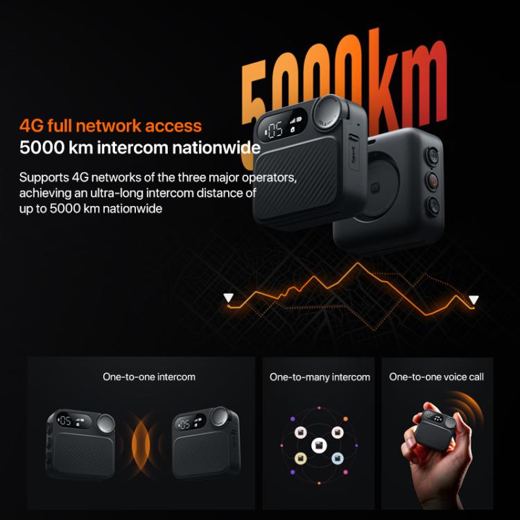 Original Xiaomi Sports Walkie Talkie, Support 5000km Intercom Distance