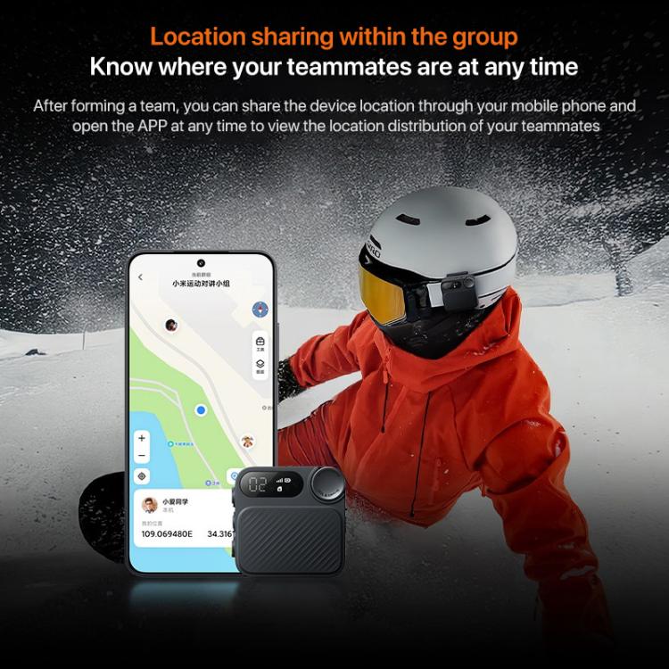 Original Xiaomi Sports Walkie Talkie, Support 5000km Intercom Distance