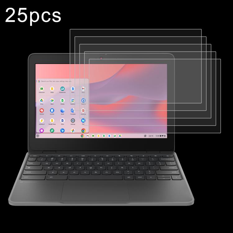 25pcs 9H 0.3mm Explosion-proof Tempered Glass Film, For Lenovo Yoga Pad Pro 14.5 inch, For Lenovo IdeaPad Slim 3 Gen10 14, For Lenovo IdeaPad Slim 5 Light 14, For Lenovo IdeaPad Slim 3 Gen8 15.6, For Lenovo Chromebook 100e 11.6                         ...