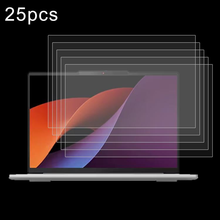 25pcs 9H 0.3mm Explosion-proof Tempered Glass Film, For Lenovo Yoga Pad Pro 14.5 inch, For Lenovo IdeaPad Slim 3 Gen10 14, For Lenovo IdeaPad Slim 5 Light 14, For Lenovo IdeaPad Slim 3 Gen8 15.6, For Lenovo Chromebook 100e 11.6                         ...