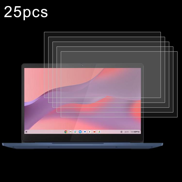 25pcs 9H 0.3mm Explosion-proof Tempered Glass Film, For Lenovo Yoga Pad Pro 14.5 inch, For Lenovo IdeaPad Slim 3 Gen10 14, For Lenovo IdeaPad Slim 5 Light 14, For Lenovo IdeaPad Slim 3 Gen8 15.6, For Lenovo Chromebook 100e 11.6                         ...