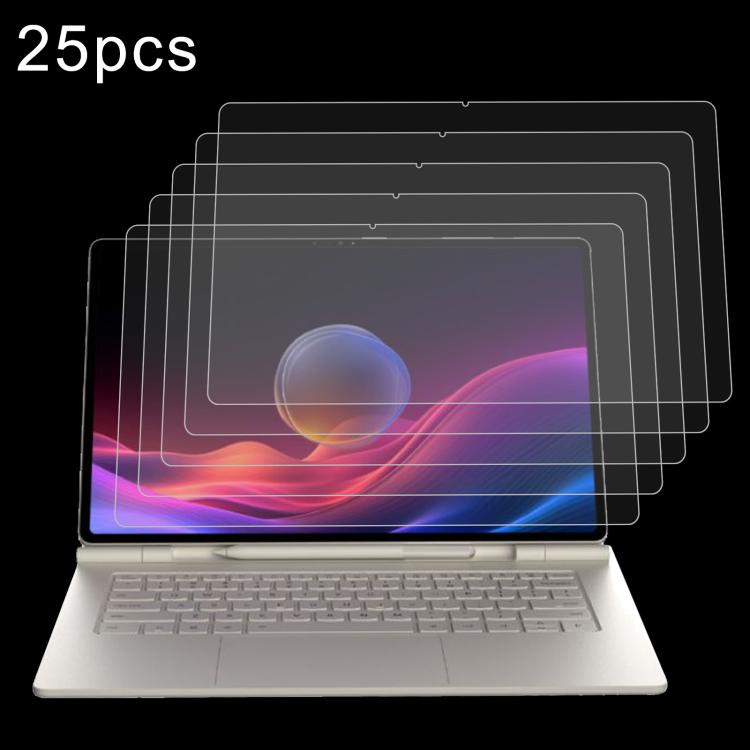 25pcs 9H 0.3mm Explosion-proof Tempered Glass Film, For Lenovo Yoga Pad Pro 14.5 inch, For Lenovo IdeaPad Slim 3 Gen10 14, For Lenovo IdeaPad Slim 5 Light 14, For Lenovo IdeaPad Slim 3 Gen8 15.6, For Lenovo Chromebook 100e 11.6                         ...