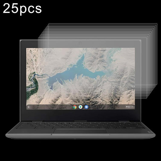 25pcs 9H 0.3mm Explosion-proof Tempered Glass Film, For Lenovo 100e Chromebook 2nd Gen 11.6, For Lenovo Yoga Pad Pro 14.5 inch, For Lenovo IdeaPad Slim 3 Gen10 14, For Lenovo IdeaPad Slim 5 Light 14, For Lenovo IdeaPad Slim 3 Gen8 15.6