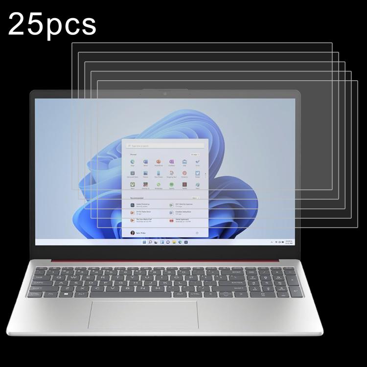 25pcs 9H 0.3mm Explosion-proof Tempered Glass Film, For HP 15-FD 15.6, For HP Pavilion Aero 13-BG13.3, For HP Chromebook 14A 14