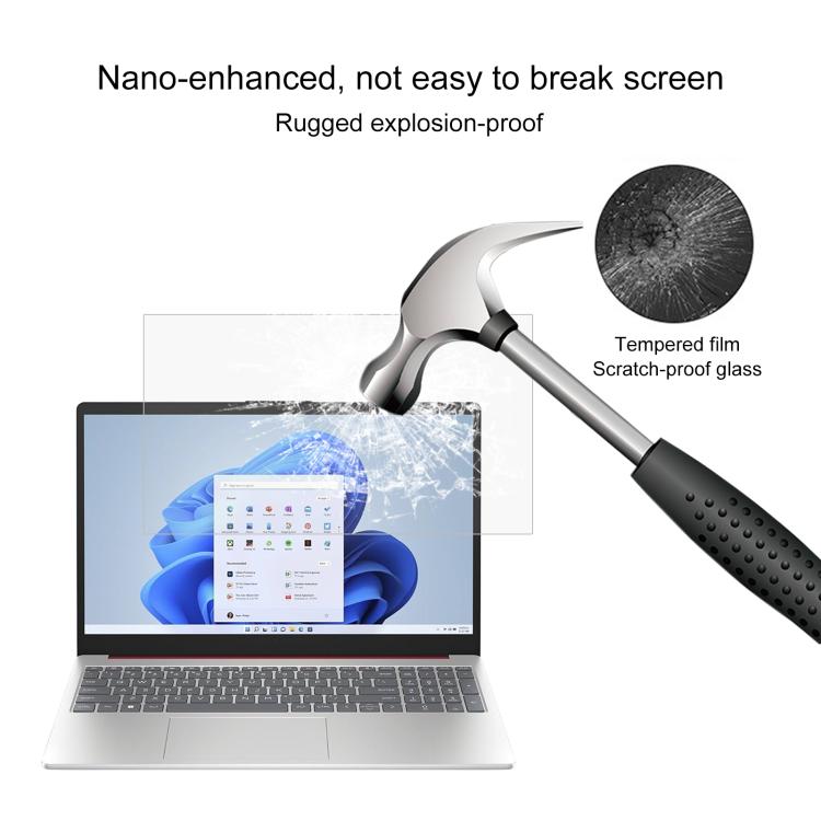 25pcs 9H 0.3mm Explosion-proof Tempered Glass Film, For HP 15-FD 15.6, For HP Pavilion Aero 13-BG13.3, For HP Chromebook 14A 14