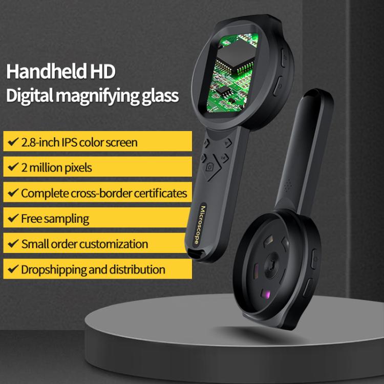 2.8 inch IPS Screen Industrial Handheld Digital Microscope