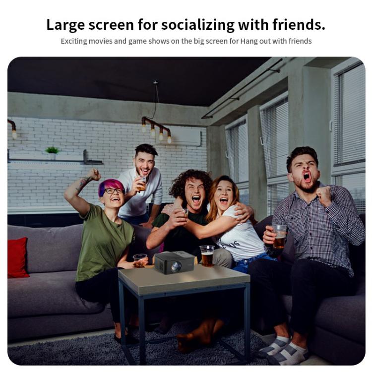 AUN A32 Pro 1280x720P 300ANSI Android 13 WIFI Display Smart Projector