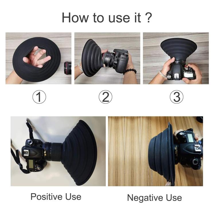 Universal Silicone Lens Hood