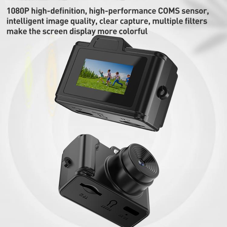 E9 1080P HD Portable Campus Mini Camera Supports 128GB TF Card