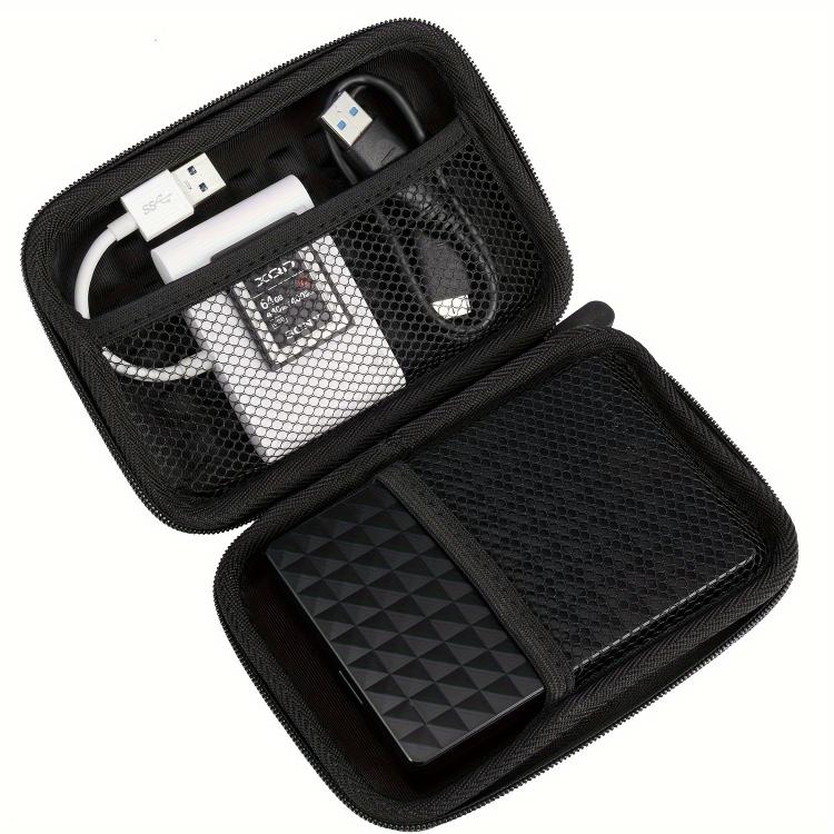 Mobile Hard Drive Data Cable Storage Bag Portable EVA Storage Box