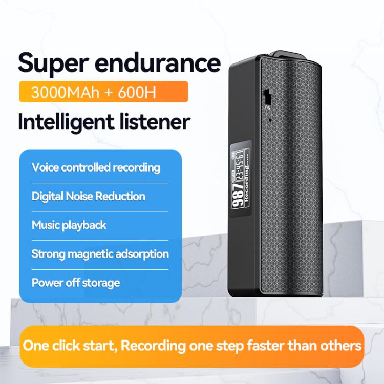 JNN Q70P OLED Display Magnetic Noise Reduction Voice Recording Pen Support APP Control