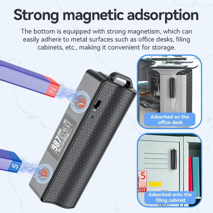 JNN Q70P OLED Display Magnetic Noise Reduction Voice Recording Pen Support APP Control